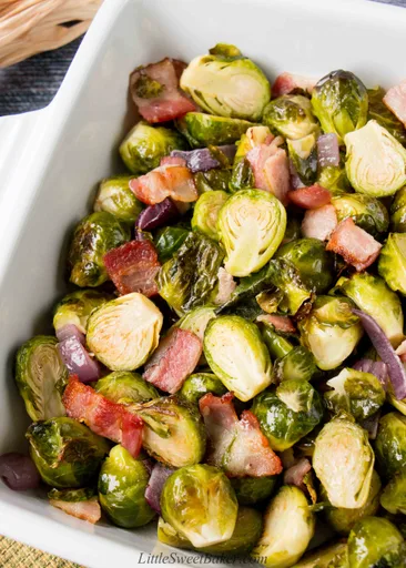 Roasted Brussels Sprouts with Bacon