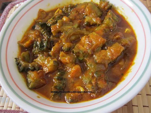 Khatta Meetha Karela ,Sweet and sour Bitter Gourd