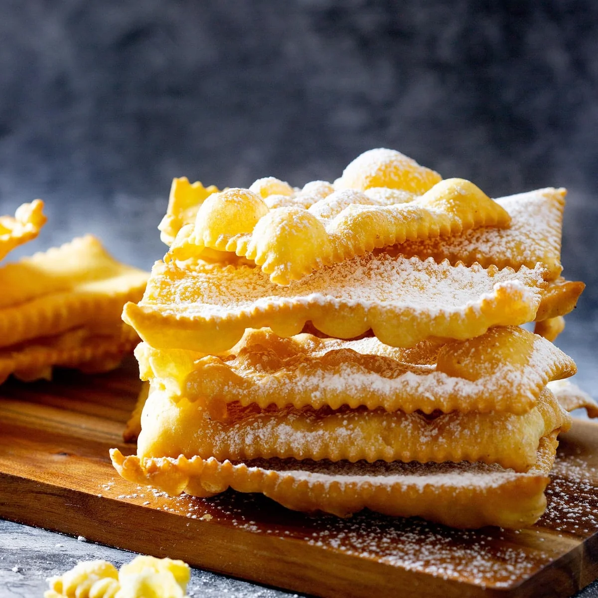 Chiacchiere (Italian fried pastries)