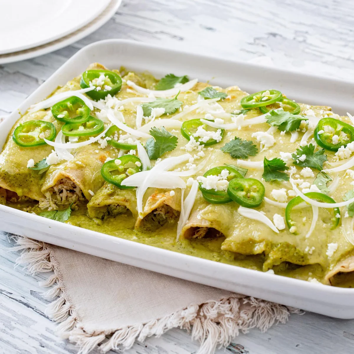 Enchiladas Suizas Receta Mexicana