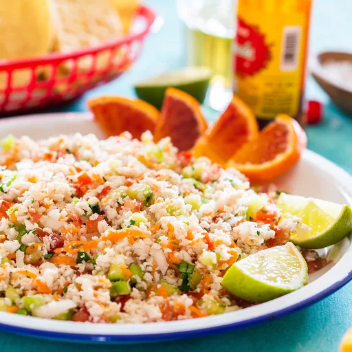 Ceviche de pescado mexicano