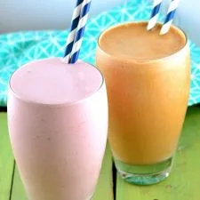 Batidos de proteínas de chocolate