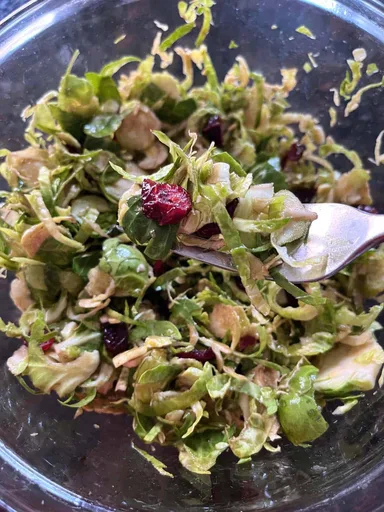 Shaved Brussels Sprouts Salad