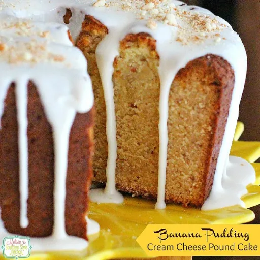 Banana Pudding Cream Cheese Pound Cake