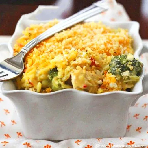 Pavo Divan con arroz