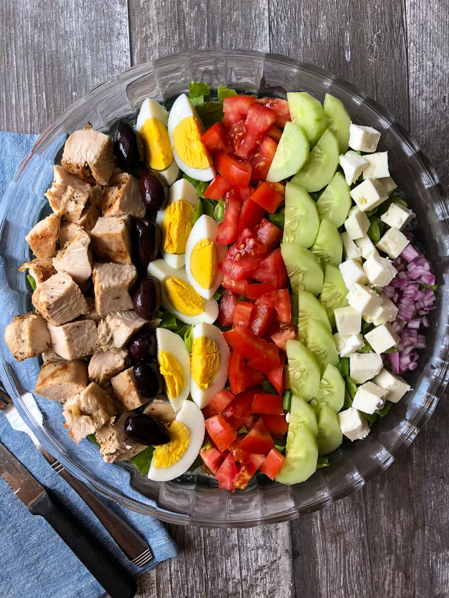 Greek-style Cobb salad