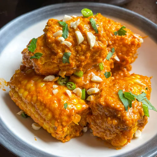 Mazorcas de maíz al curry