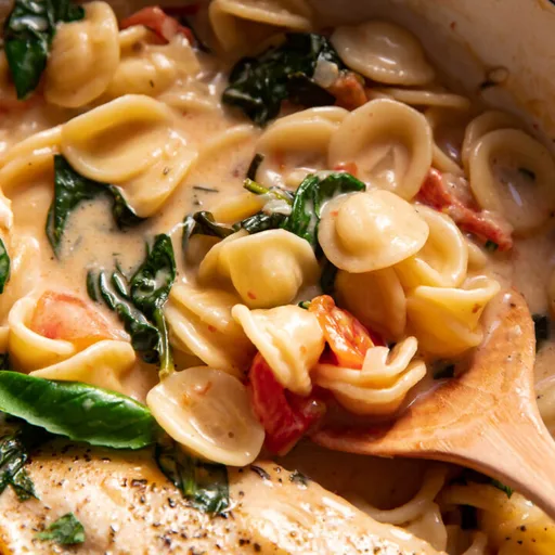 Pasta Estilo Pollo Florentina