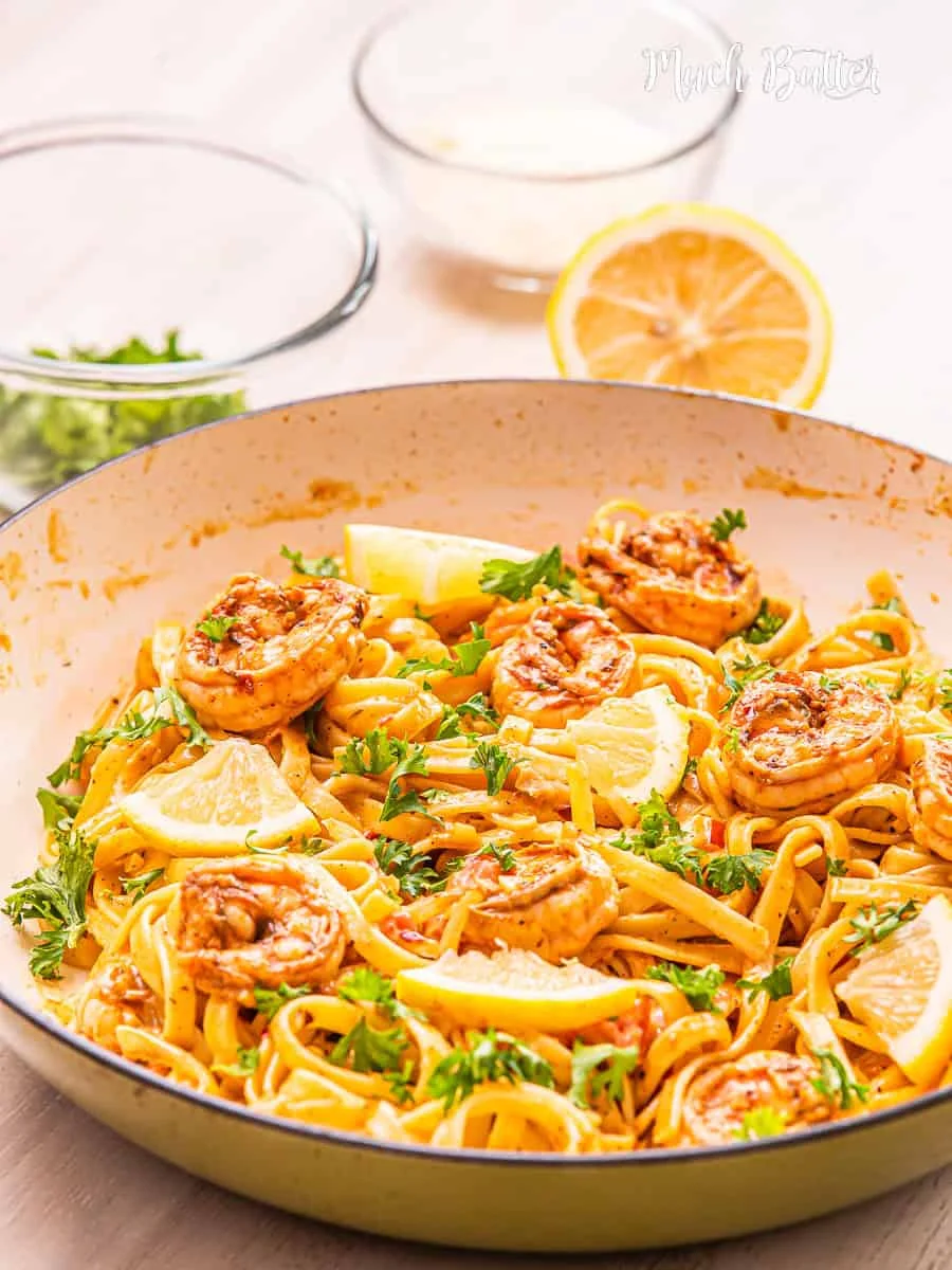 Cajun Shrimp Fettuccine Pasta