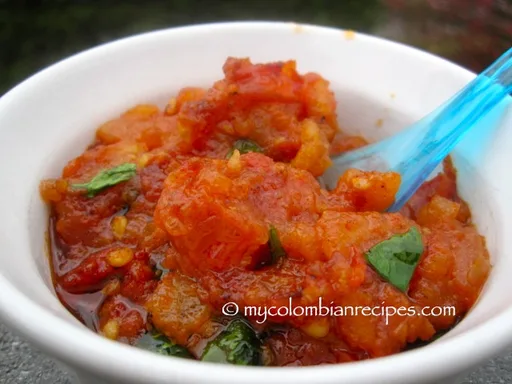 Receta Hogao Colombiano