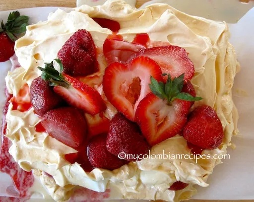 Receta de Merengón de Fresas