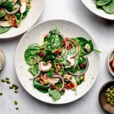 Spinach Salad with Bacon Dressing Recipe