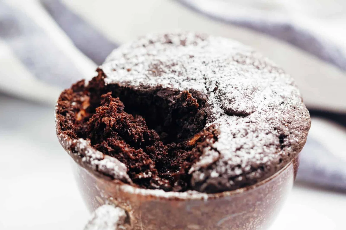 Eggless Chocolate Mug Cake