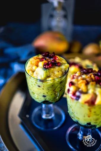 Sago Fruit Custard (Sabudana Fruit Custard)