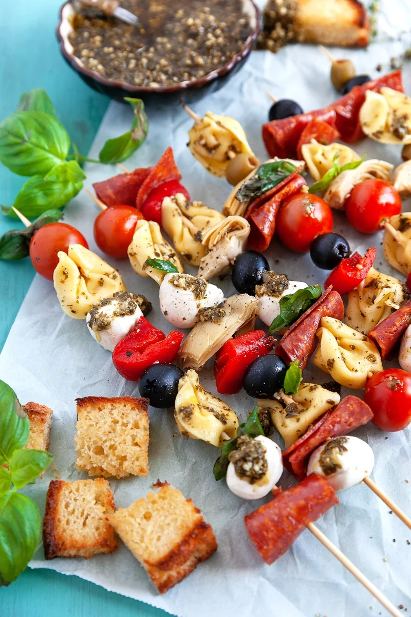 Appetizer Tortellini Skewers