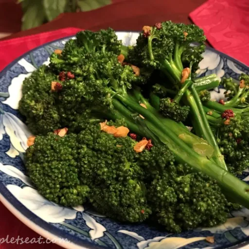 Chinese Garlic Broccolini Stir Fry Recipe
