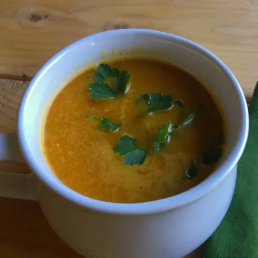 Carrot Ginger Soup with Coconut Milk Recipe