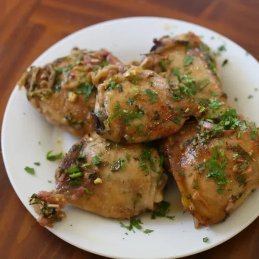 Pollo tailandés al cilantro
