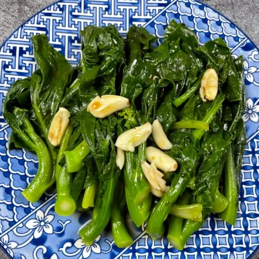 Chinese Broccoli with Sesame Soy Sauce Recipe