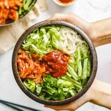 Bibim Guksu (Korean Spicy Cold Noodles)