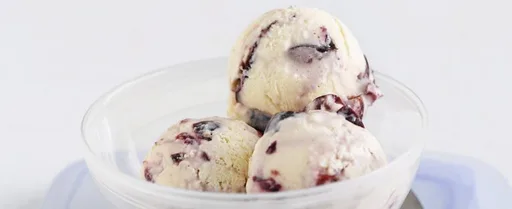 Cherry ripple ice cream