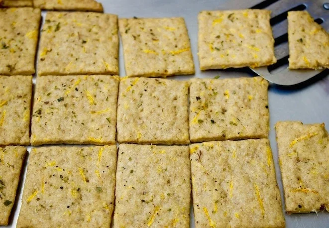 Greek Carrot Flavored Olive Oil Crackers