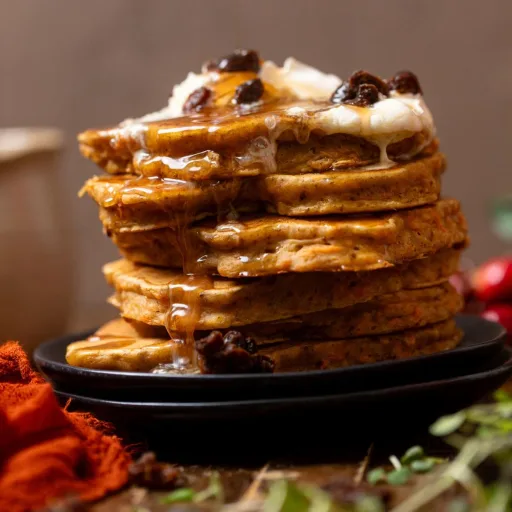 The Best Vegan Carrot Cake Pancakes