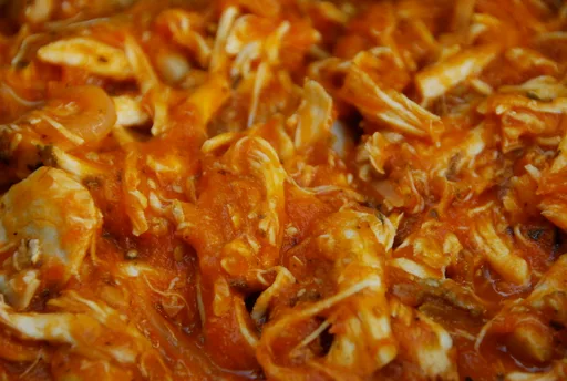 Tostadas de tinga de pollo