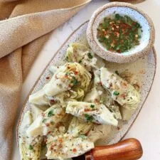 Corazones de alcachofa marinados - ceto, sin lácteos, whole30
