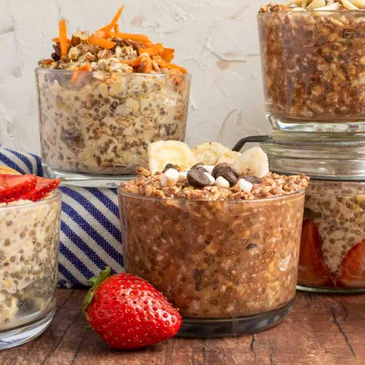Avena nocturna con proteína en polvo