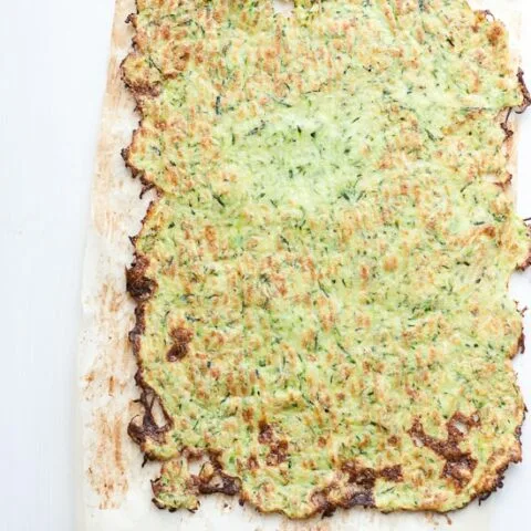 Pan plano de calabacín paleo
