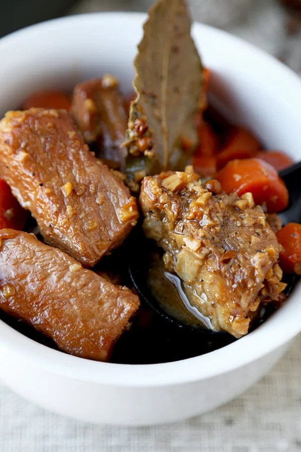 Pork Adobo Recipe (with Carrots)