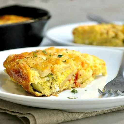 Frittata de verduras asadas