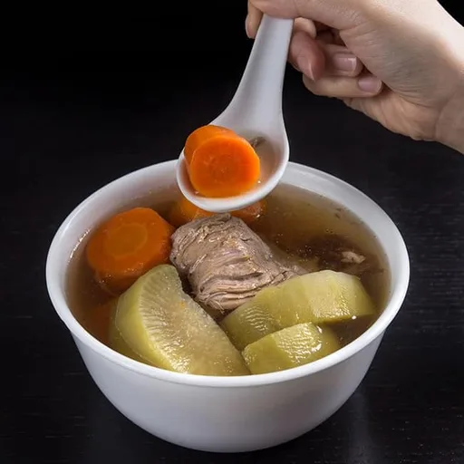 Pressure Cooker Pork Shank Carrots Soup 青紅蘿蔔豬腱湯