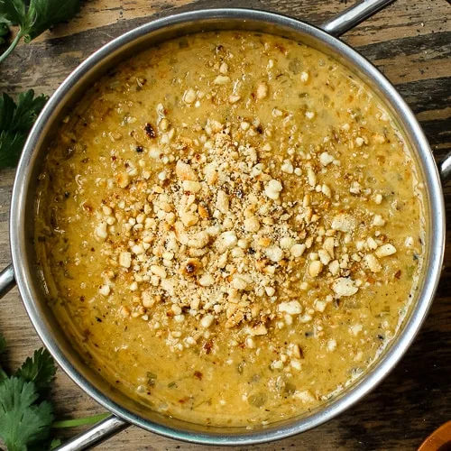 Thai Satay Peanut Sauce (Made from Scratch with Peanuts)