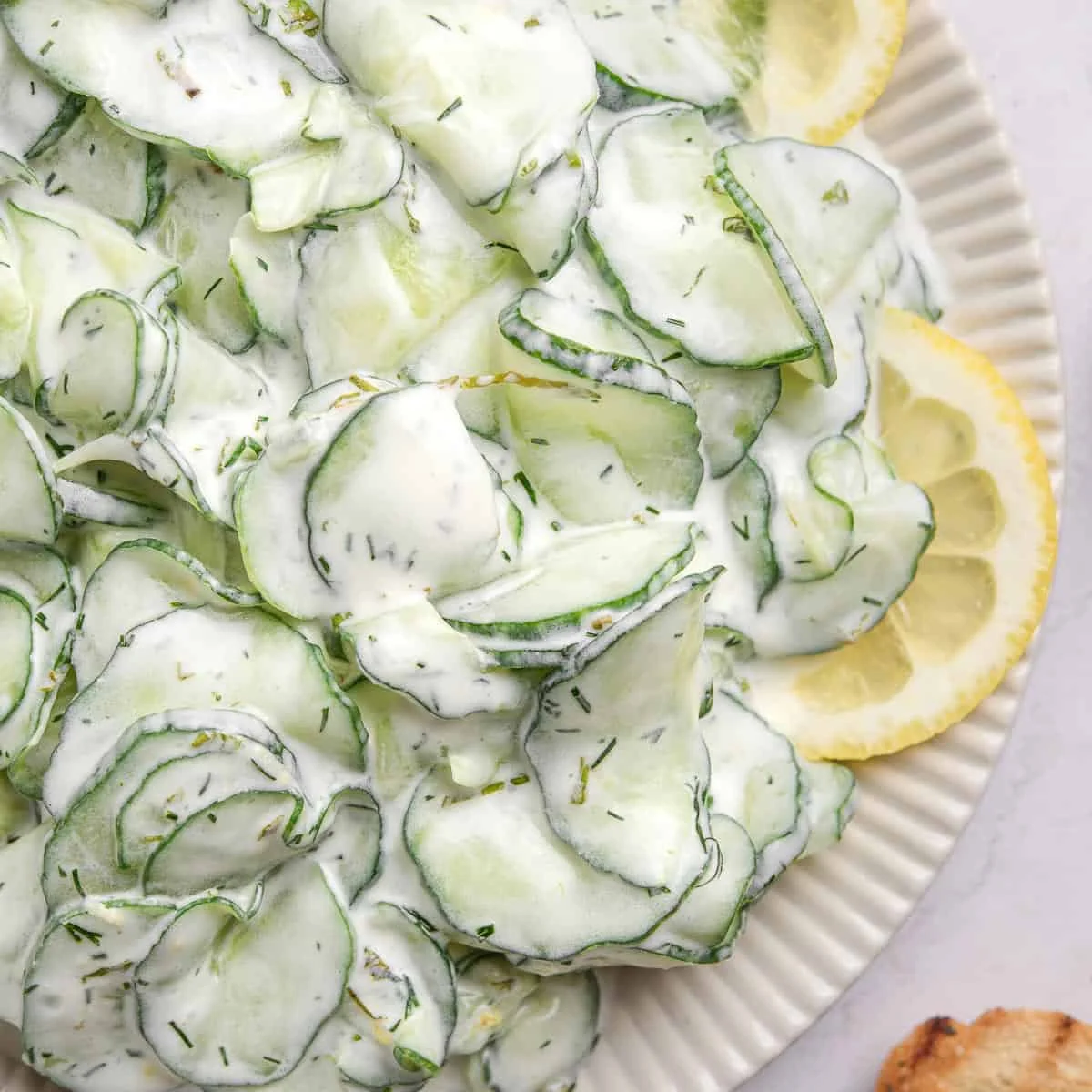 Cucumber Salad With Yogurt And Mint