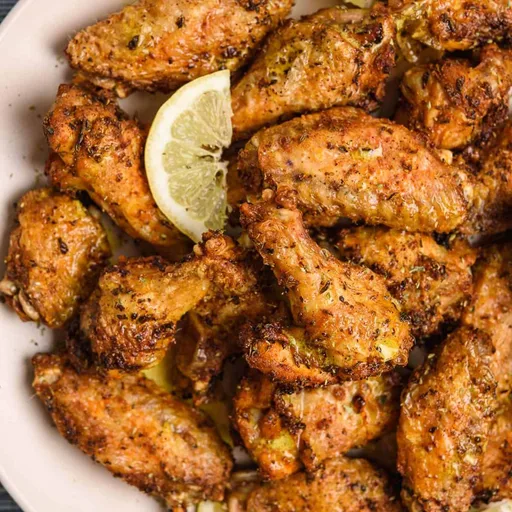 Alitas de pollo griegas (asadas al horno)