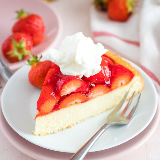 German Strawberry Cake