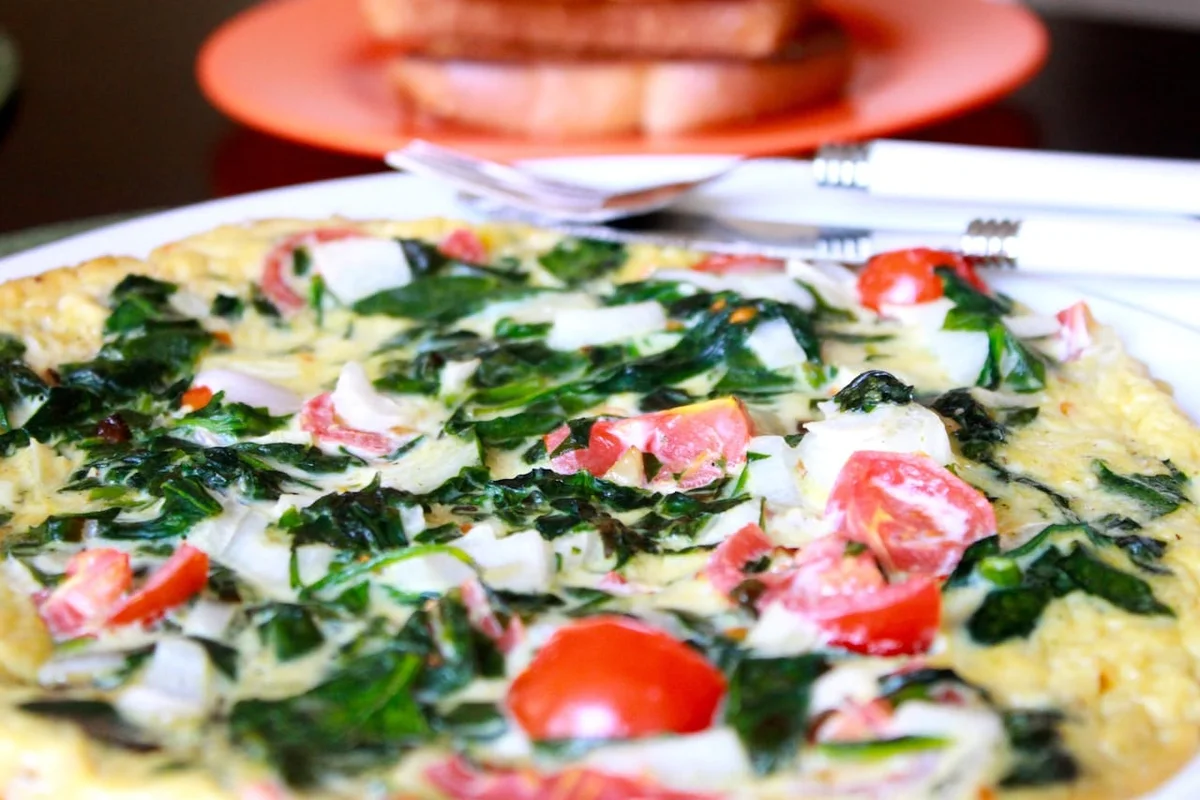 Spinach Omelette