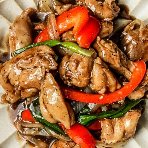 Black Pepper Chicken Stir Fry