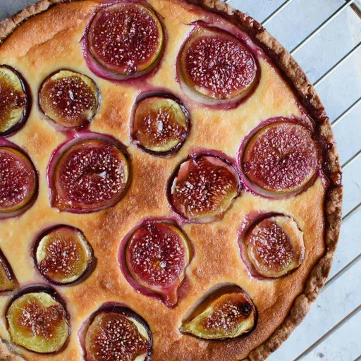 Fig Tart With Honey And Cheese