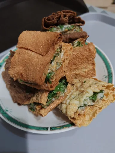 Dace Fish Ball at Crispy Tofu Roll