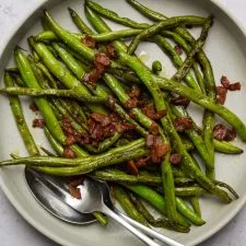Green Beans with Bacon Vinaigrette