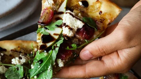 Fruity Caramelized Onion & Feta Pizza