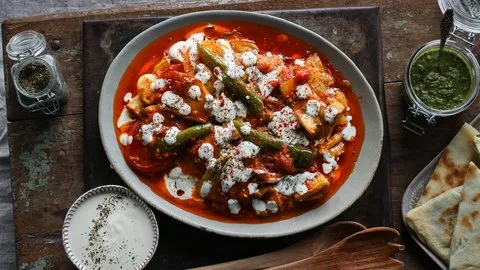 Borani Banjan - Afghan Eggplant Dish