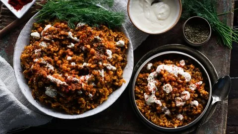 Shola - Arroz glutinoso salado afgano