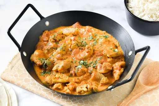 Pollo al curry con leche de coco