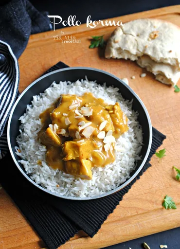 Pollo Korma: Receta tradicional india