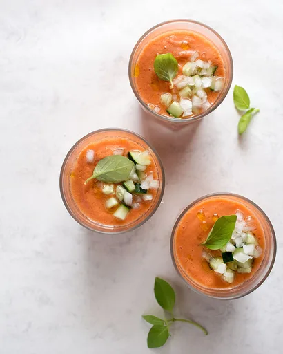 Gazpacho sin pan