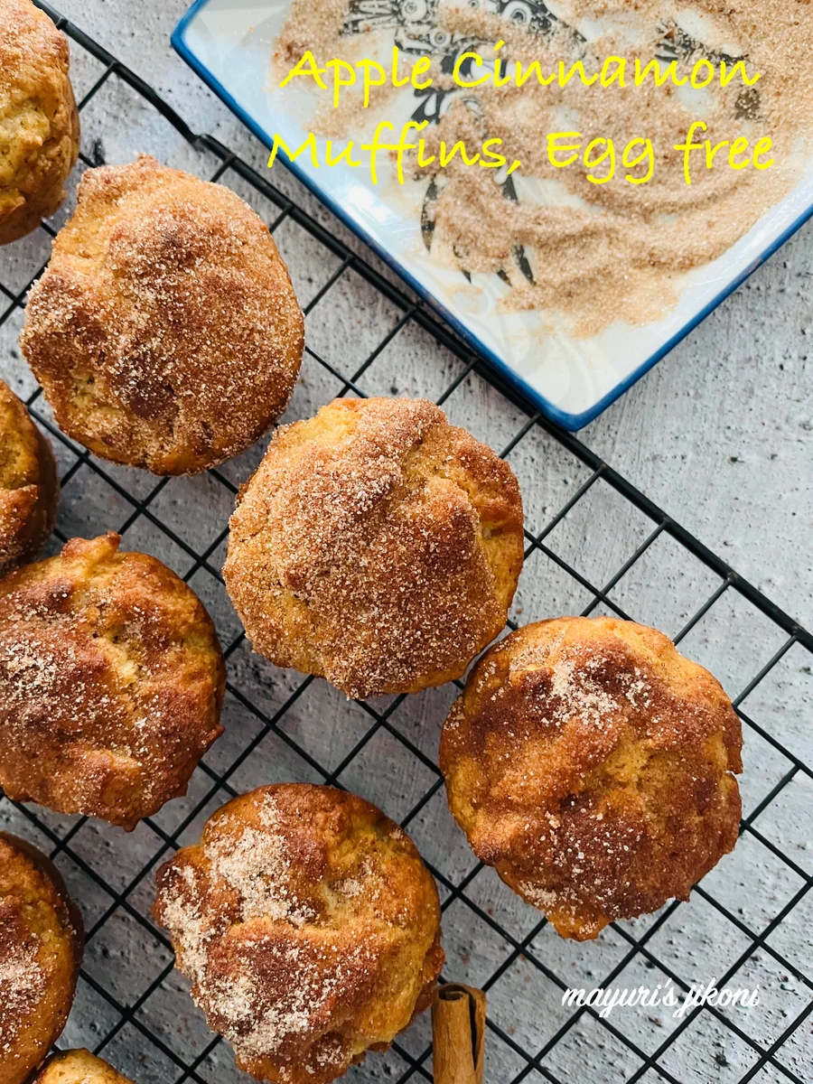 APPLE CINNAMON MUFFINS, EGG FREE